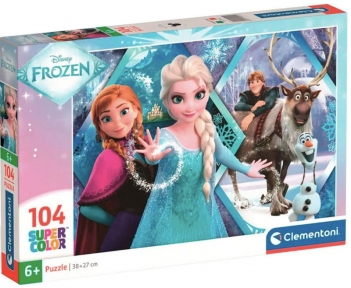 Пазл Крижане серце Анна та Ельза 104 ел Clementoni 25045