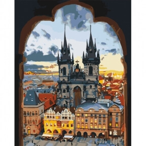 Картина по номерам Злата Прага 40 х 50 см КНО3568 Идейка