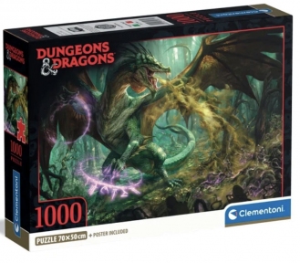 Пазл Dungeons & Dragons Підземелля і дракони 1000 ел Clementoni 39961