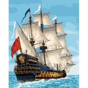 Картина по номерам Королевский флот 40 х 50 см КНО2729