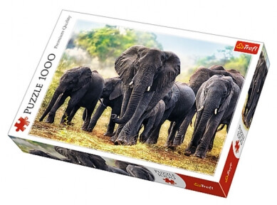 Пазл Африканские слоны 1000 эл