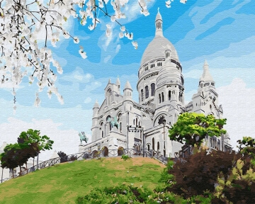 Картина по номерам Базилика на Монмарте 40 х 50 см Brushme GX29746