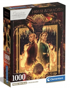 Пазл Дім дракона Game of Thrones House of the Dragon 1000 ел Clementoni 39903