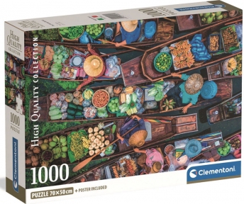 Пазл Плавучий ринок Тайланд 1000 ел Clementoni 39932