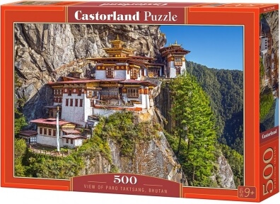 Пазл Вид на монастырь Такцанг, Бутан 500 эл 53445