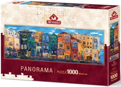 Пазл Цветной город 1000 эл панорама Art Puzzle 5350