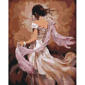 Картини за номерами Танцівниця фламенко 40 х 50 см КНО2682