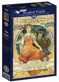 Пазл Альфонс Муха. Всесвітня міжнародна виставка у Сент-Луїсі 1000 ел Bluebird Puzzle 60348