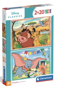 Пазли мультфільми Дісней епізоди 2 х 20 ел Clementoni 24837