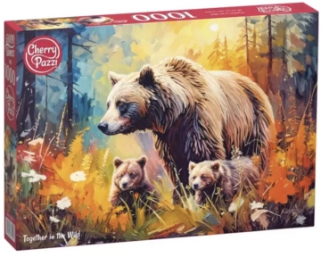 Пазл Медведица с медвежатами 1000 эл Cherry Pazzi 31124