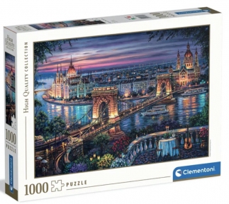 Пазл Вечірні вогні Дунаю Artlicensing 1000 ел Clementoni 37106