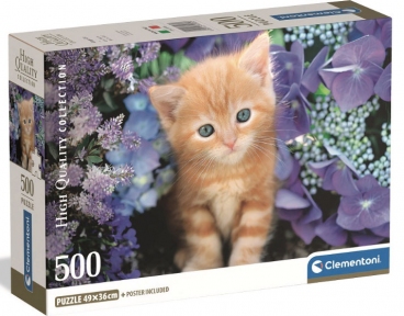 Пазли Руденьке кошення серед квітів 500 ел Clementoni 35585