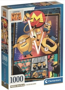 Пазл Міньони Шалені друзяки 1000 ел Clementoni39798