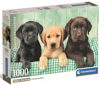 Пазл Три Лабрадора 1000 ел Clementoni 39946