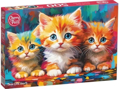 Пазл Три котенка 500 эл Cherry Pazzi 20425