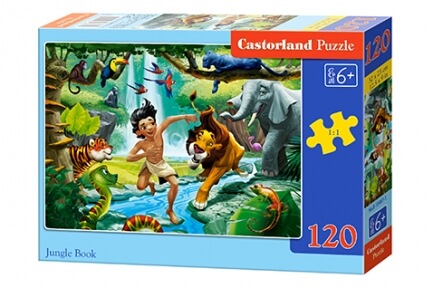 Пазл Книга джунглей 120 эл 13487