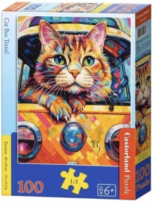 Пазл Подорож на котячому автобусі 100 ел Castorland 111275