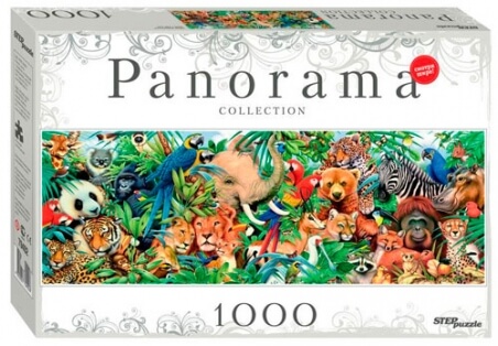 Пазл Світ Тварин 1000 ел панорама