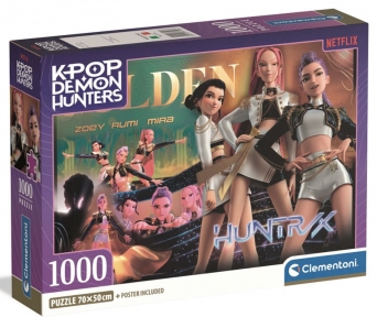 Пазл Героїні фільму Кепоп - мисливці на демонів-3 1000 ел Clementoni 37126