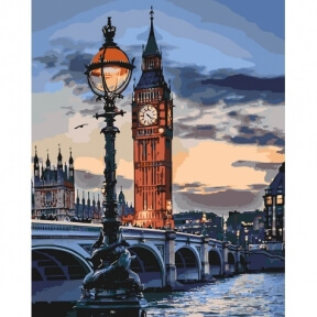 Картина за номерами Лондон у сутінках КНО3555 Ідейка