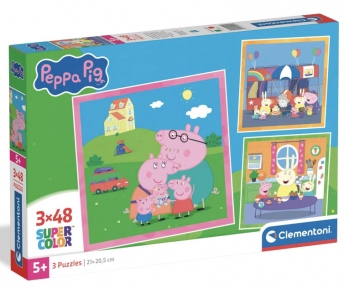 Пазли Свинка Пепа 4 х 48 ел Clementoni 25001