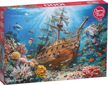 Пазл Затонувшее сокровище 1000 эл Cherry Pazzi 30820