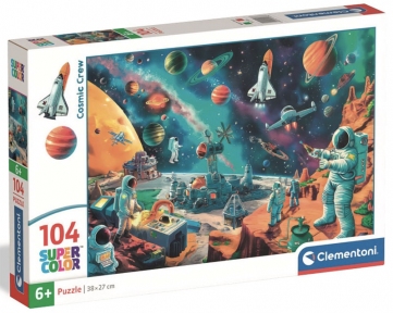 Пазл Космічний екіпаж у космосі 104 ел Clementoni 25036