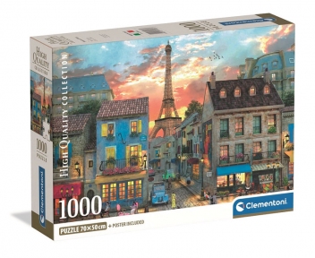 Пазл Вулицями Парижу 1000 ел Clementoni 39983