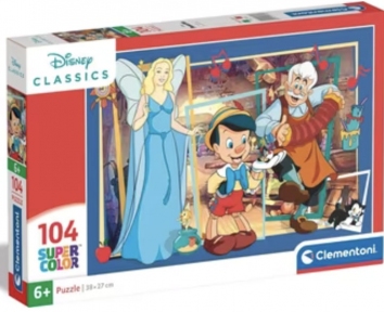 Пазл Історія незвичайного хлопчика Пінокіо 104 ел Clementoni 25756