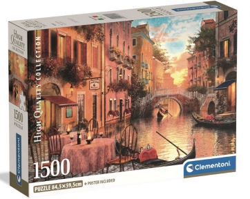 Пазл Вуличками Венеції 1500 ел Clementoni 31743