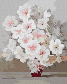 Картина за номерами Весняне цвітіння 50х40 см Brushme GX7331