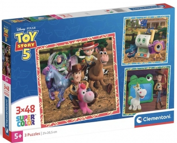 Пазли Історія Іграшок 5 частина 3 х 48 ел Clementoni 25327