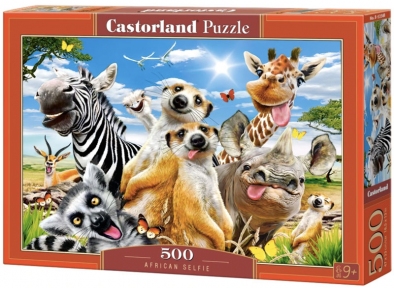 Пазл Африканское селфи 500 эл Castorland 53568