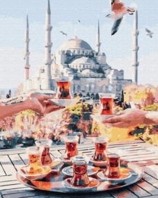Картина по номерам Чаепитие в Стамбуле 50 х 40 см Brushme GX34798