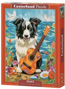 Пазл Колли, гитара и море 500 эл Castorland 54008