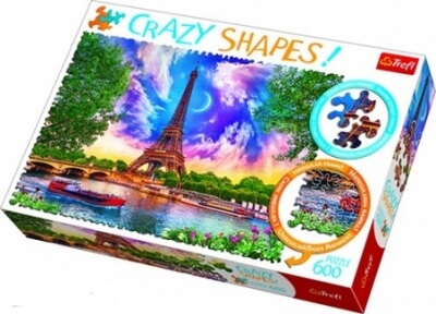 Пазл Небо над Парижем 600 ел серія Crazy Shapes 11115