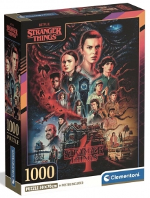 Пазл Нетфлікс Дивні дива Сезон №4 Netflix Stranger Things 1000 ел Clementoni 39980