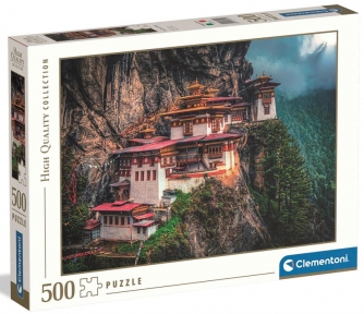 Пазл Буддійський Монастир Гніздо Тигра, Бутан 500 ел Clementoni 35614