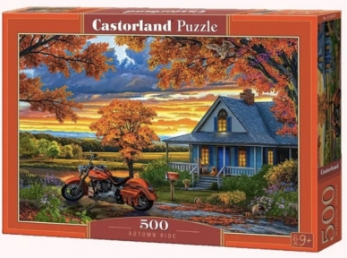 Пазл Осенняя поездка 500 эл Castorland 54077