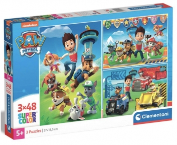 Пазли Цуценячий патруль 3 х 48 ел Clementoni 25326