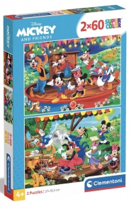 Пазл Міккі Маус і друзі 2 х 60 ел Disney Clementoni 21620