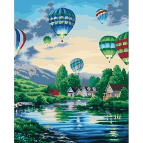 Картина по номерам Воздушные шары 2 40 х 50 см КНО2221 Идейка
