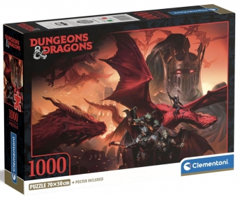 Пазл Підземелля і дракони Wizards Dungeons & Dragons 1000 ел Clementoni 39914