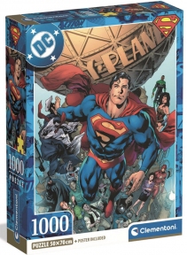 Пазл DC комікси Пригоди Супермена 1000 ел Clementoni 37505