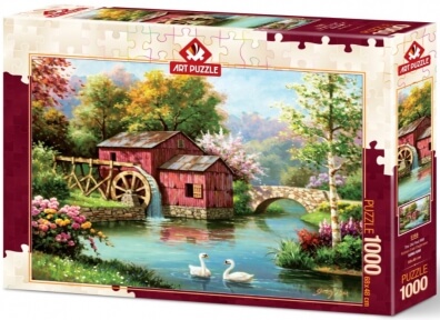 Пазл Старая красная мельница 1000 эл Art Puzzle 5188