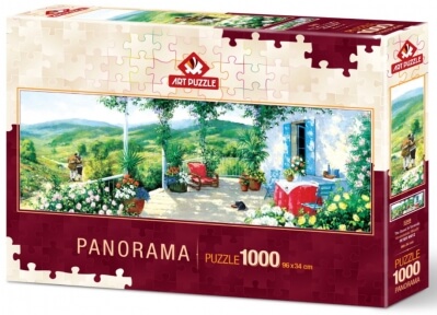 Пазл Гость во дворике 1000 эл панорама Art Puzzle 5349
