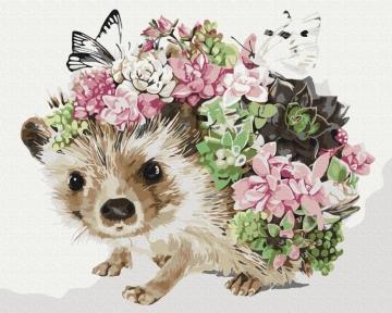 Картины по номерам Весенний ежик 48x60 Brushme BS52140L