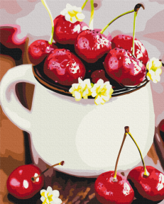 Картини за номерами Стигла черешня 48x60 Brushme BS53397L