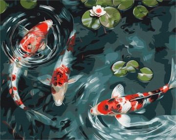 Картины по номерам Карпы кои 48x60 Brushme BS54000L