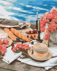 Картини за номерами Пікнік поруч із морем 40x50 Brushme BS51331